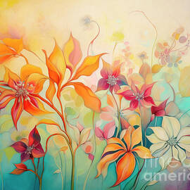 Dream Flowers by Jutta Maria Pusl