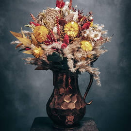 Dried flower bouquet colours of harvest by Steffen Gierok