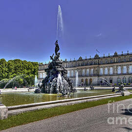 Herrenchiemsee Fountain - Germany by Paolo Signorini