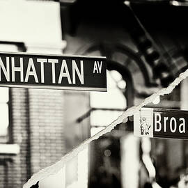 Dual Torn Collection - Manhattan Signs by Philippe HUGONNARD