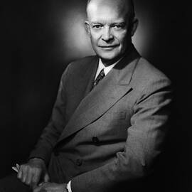 Dwight Eisenhower Portrait - Fabian Bachrach Circa 1952 by War Is Hell Store