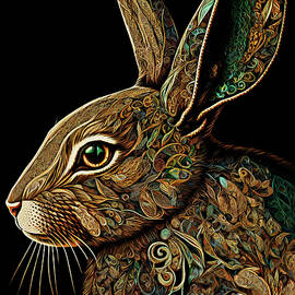Earthy Rabbit by Peggy Collins