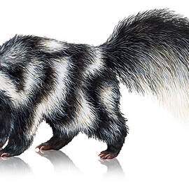 Eastern Spotted Skunk by Dawn Witherington