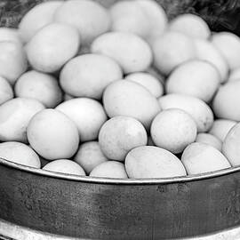 Eggs For The Monks In Vientiane-001-M by David Allen Pierson