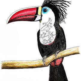 Elvis Crested Toucan - You Are What You Eat by Graham Wallwork