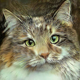 Emily An American Longhair Cat by HH Photography of Florida