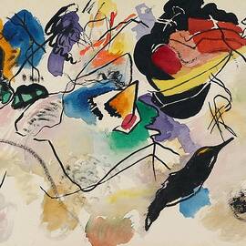 Entwurf zu Komposition VII  art by Wassily Kandinsky Russian