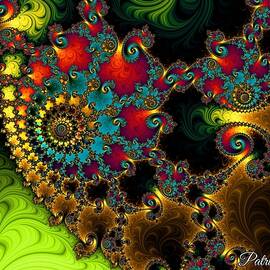 Colorful Psychedelic Fractal Abstract Artwork No. 1 by Patrick Zion