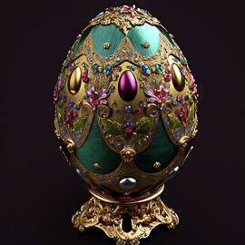 Faberge Egg Number 1 by Peggy Collins