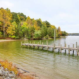 Fall at Lake Anna Beach by Donna Twiford