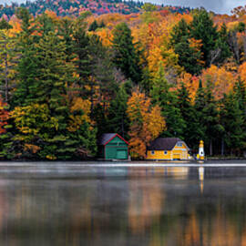 Fall At Old Forge by Mark Papke