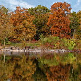 Fall at the Quarry Pond by Jamison Moosman