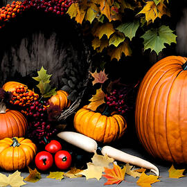 Fall Harvest for Thanksgiving  by Sherry Epley