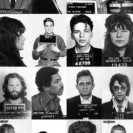 Famous celebrity mugshots