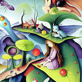 Fantasy Treetop - Series of Surrealistic Images by Grace Iradian