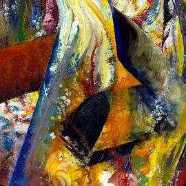 Fire Abstract Study by Michelle Calkins