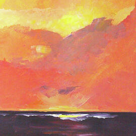 Fire sky by Nancy Merkle