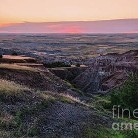 Magic Hour At Badlands by Floye Wolfe