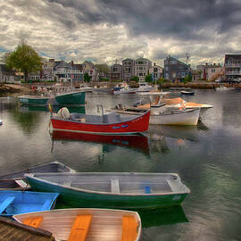 Fishing Boats in Rockport Harbor by Joann Vitali