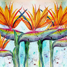 Birds Of Paradise Five by Barbara Chichester