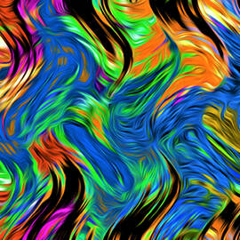 Flames of Passion - Abstract by Ronald Mills