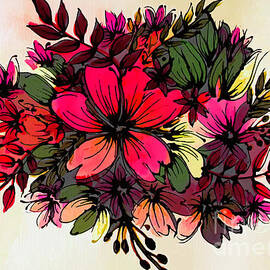 Floral Art #1 by Trudee Hunter