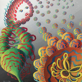 Floral Fantasia II by John Z Wang