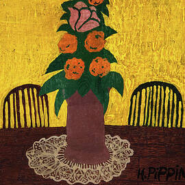 Floral Still Life by Horace Pippin