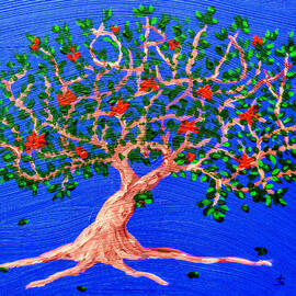 Florida Love Tree Art by Aaron Bombalicki