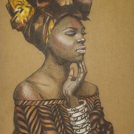 Flower of Africa  by Eugenie Eremeichuk