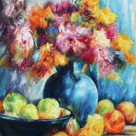 Flowers And Fruits by Domingo Rodriguez