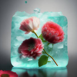 Flowers in ice VII by Lorenzo Acosta Padron