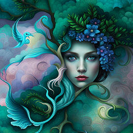 Forest Goddess by Grace Iradian