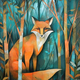 Fox in the Forest by Jutta Maria Pusl