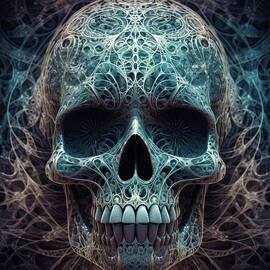 Fractal Skull 01 by Matthias Hauser