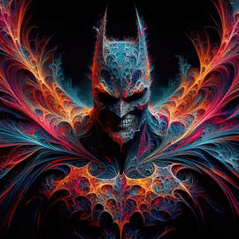 Fractalized Dark Kinight by Bill and Linda Tiepelman