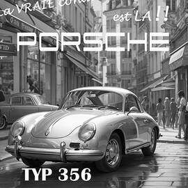 French Porsche vintage by Marc Etherington