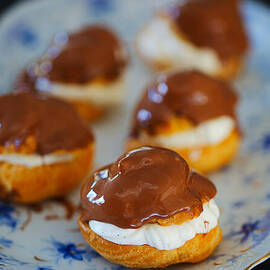 Freshly Made Profiteroles  by Joy Watson