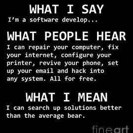 Funny Coder I Search Better Than The Average Bear by Noirty Designs