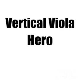 Funny Vertical Viola Hero Musician Gift Instrument Player Present by Jeff Creation