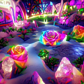 Garden of Crystals and Roses by Cristi Sturgill