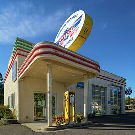 Gas Station Building by David Sams