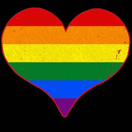 Gay Pride Love Heart by Flippin Sweet Gear
