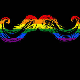 Gay Pride Mustache by Flippin Sweet Gear