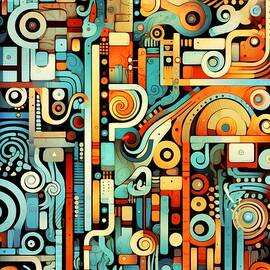 Geometric Dreamscape by Land of Dreams