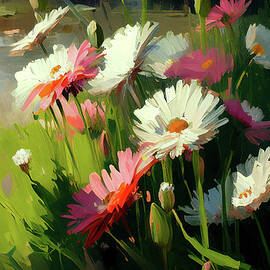 Gerbera Daisy by Naxart Studio