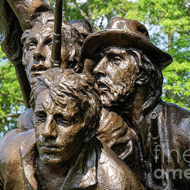Gettysburg North Carolina Monument Detail by Bob Phillips
