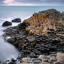 Giants Causeway Sunset by Dave Bowman