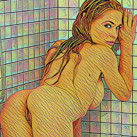 Girl In The Shower by Dario
