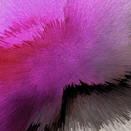 Glamorous Extrusion Abstract Digital Art by Nancy Jacobson